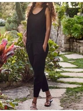 Frank & Eileen Black Jersey Jumpsuit